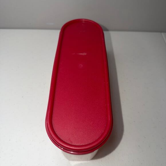 Tupperware Modular Mates Super Oval #2 Food Storage Container with Red Seal - Picture 6 of 6